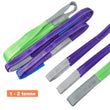 Webbing Lifting Cargo Sling 1-2m Duplex Strap Hoist