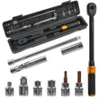 1/4" 3/8"1/2" Torque Wrench Set,5-60Nm Dual Direction Adjustable