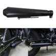 Universal Motorcycle Exhaust Megaphone Silencers Black