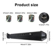 Universal Motorcycle Exhaust Megaphone Silencers Black