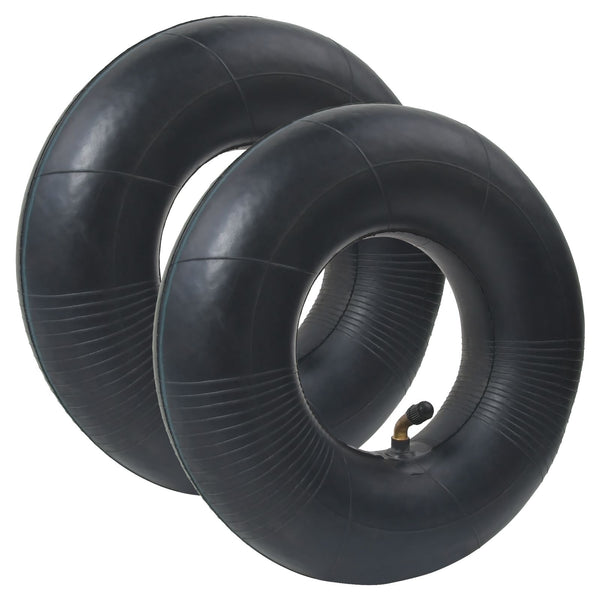 2X 4.10/3.50-4 Inner Tube Bent Valve 410/350-4 Innertubes Wheelbarrow