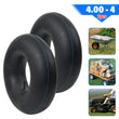 2x 11x4.00-4 Inner Tubes Straight Valve 4 Inch