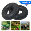 2x 11x4.00-4 Inner Tubes Straight Valve 4 Inch