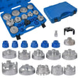 Oil Filter Wrench Cup Set 19PCS 1/2" &amp; 3/8" Drive