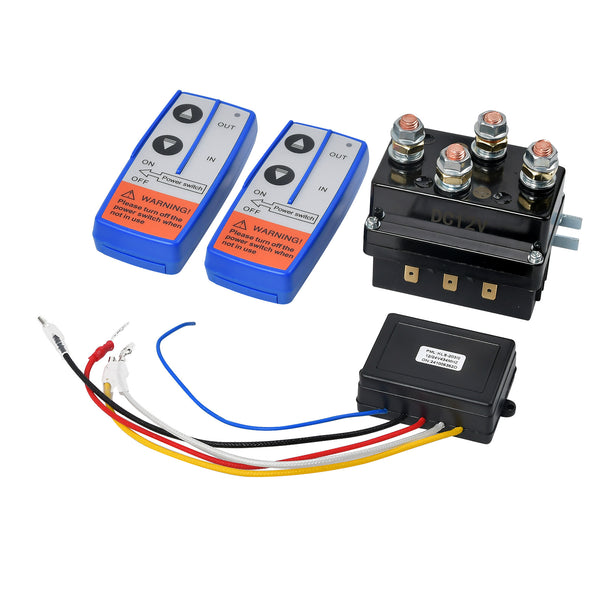12V 500A HD Contactor Winch Control Solenoid Twin