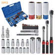 TORQUE WRENCH SET 5-25Nm 10-60Nm 20-210Nm 35-pcs. 1/4" 3/8" 1/2"