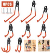 8 Pack Garage Hooks Heavy Duty Wall Mount Utility Hooks Hangers