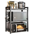 Expandable Microwave Shelf, 3 Tier Microwave oven Rack Stand