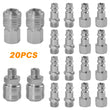 Euro Air Line Hose 1/4" BSP Fitting Connectors Male Female Quick Release