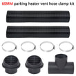 60mm Pipe Ducting T Piece+ Warm Air Outlet Vent Hose