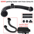 60mm Pipe Ducting T Piece+ Warm Air Outlet Vent Hose