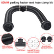 60mm Pipe Ducting T Piece+ Warm Air Outlet Vent Hose