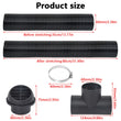 60mm Pipe Ducting T Piece+ Warm Air Outlet Vent Hose