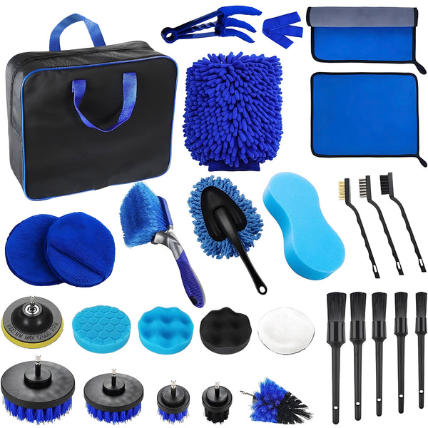 Car Cleaning Kit 29 Piece - Car Washing Kit