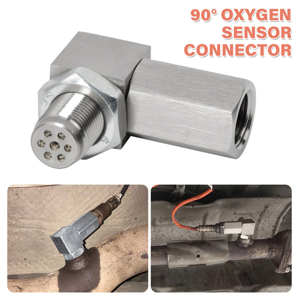 Car Exhaust O2 Oxygen Sensor M18x1.5 90 Degree Angled Extender