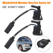 2x WINDSCREEN WASHER NOZZLE JET 61667110851 FOR BMW