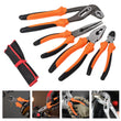 4pc Pliers Set combination long nose side cutters water pump