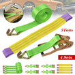 4x Wheel Ratchet Strap Recovery Transport Trailer