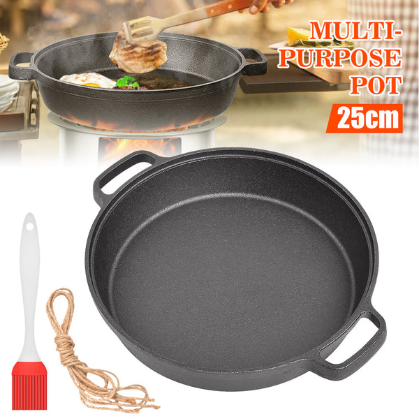25cm / 10 inch Cast Iron Skillet Pan