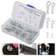 100Pcs Cotter Pins Assortment R Clips Split Pins