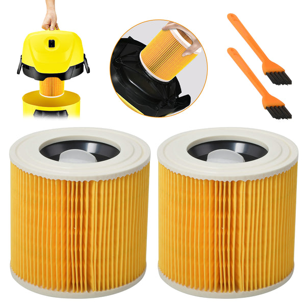 2x Replacement Filter For Karcher Wet and Dry