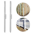 2 Pack Fence Post Repair Stakes - Repair Kit for Damaged Fences