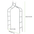 Garden Arch Heavy Duty Strong Metal Decorative