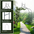 Garden Arch Heavy Duty Strong Metal Decorative