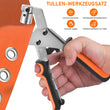 EYELET PLIERS HOLE PUNCH COMPLETE TOOL KIT SET