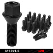20x For BMW M12 x 1.5 Alloy Steel Wheel Bolt Nut