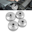 4Pcs/set Oil Filter Cap Socket Wrench Removal Tool