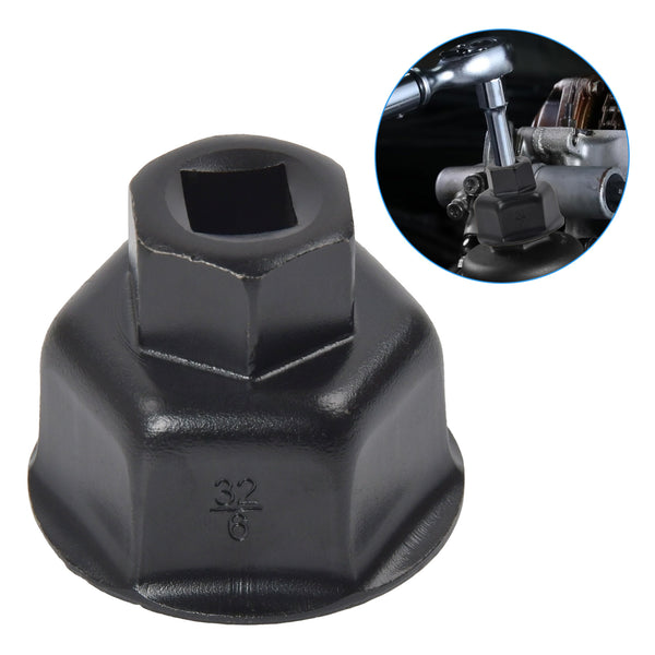 For BMW 32mm Oil Filter Cup Socket Cap Wrench 6 Flutes