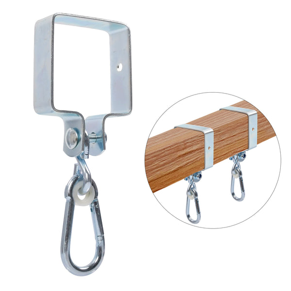 2 x SWING HOOKS  FOR SQUARE WOOD CLIMBING FRAME
