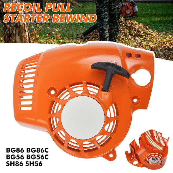Rewind Pull Recoil Starter For Stihl-Bg86