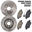 2x Vented Brake Discs and Pads fits VAUXHALL CORSA