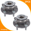 FOR NISSAN QASHQAI J10 FRONT WHEEL HUB & BEARING KIT PAIR X2