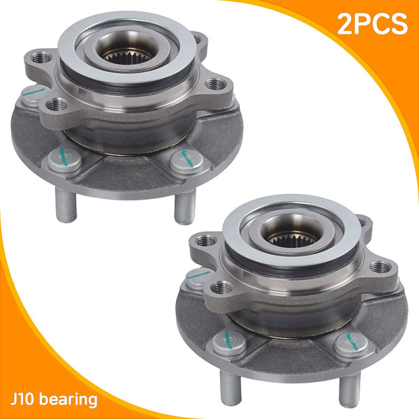 FOR NISSAN QASHQAI J10 FRONT WHEEL HUB & BEARING KIT PAIR X2