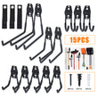 15X Storage Hooks Utility Double Wall Mount Garage