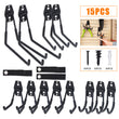 15X Storage Hooks Utility Double Wall Mount Garage