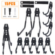 15X Storage Hooks Utility Double Wall Mount Garage