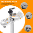 6 Pcs 1/4" 3/8" 1/2" Flex Head Ratchet Set 72 Tooth