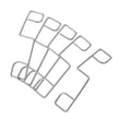 Fence Panel Grips Clips Stop Rattling 12 Pcs for 3 Fences