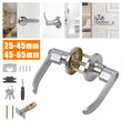 Home Entry Lever Three-Handle Door Lock Set