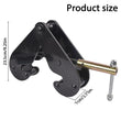 2 Ton Beam Lifting Clamp Adjustable Girder Heavy Duty