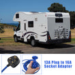 HEAVY DUTY CARAVAN MOTORHOME 13A PLUG TO 16A SOCKET
