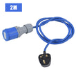 HEAVY DUTY CARAVAN MOTORHOME 13A PLUG TO 16A SOCKET