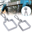 SWING HOOKS HANGERS (PAIR) for 120mm diameter timber