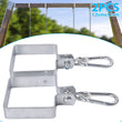 SWING HOOKS HANGERS (PAIR) for 120mm diameter timber
