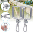 SWING HOOKS HANGERS (PAIR) for 120mm diameter timber