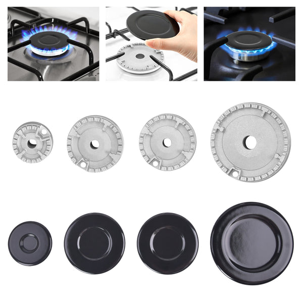 4PCS 55-100mm Universal Burner Crown Flame Cap
